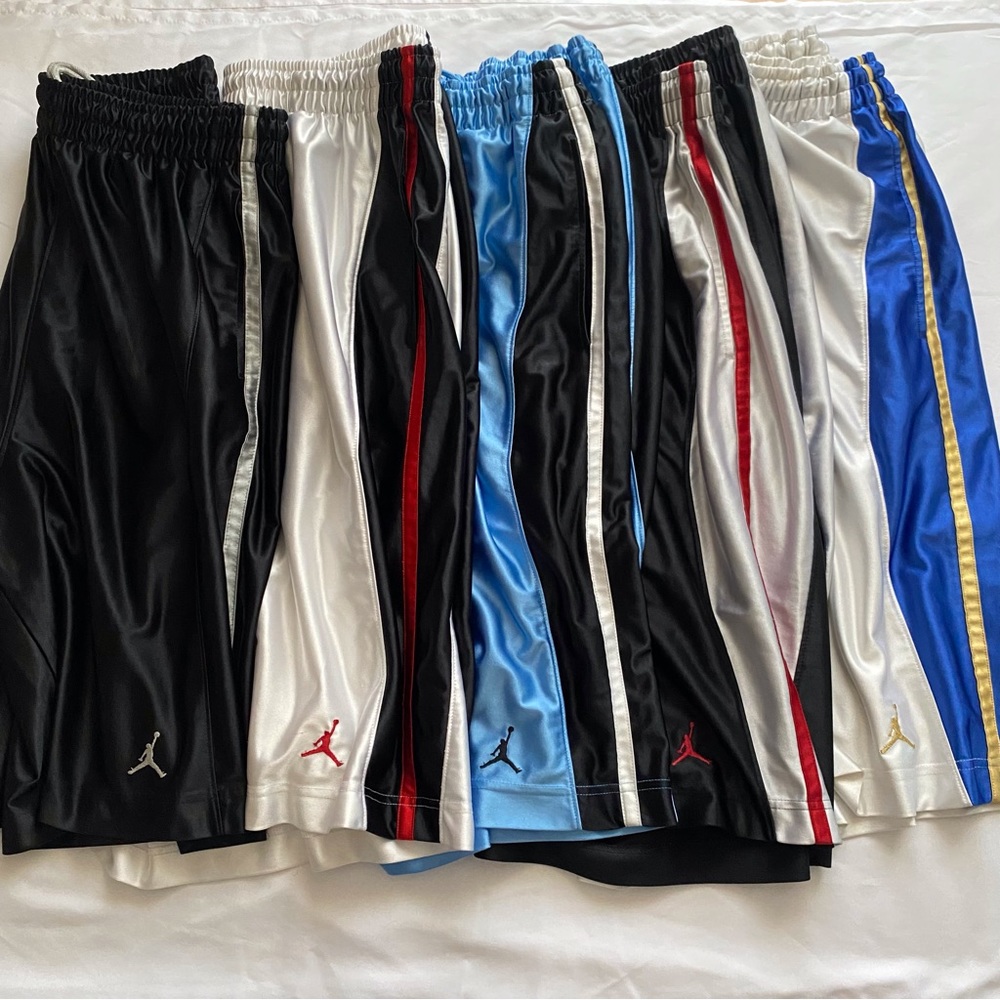 Jordan shiny basketball shorts